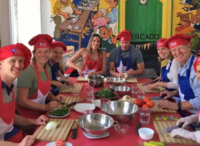 Chilean cooking class with a visit to the fresh food markets.