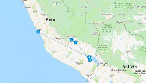 Lima, Cusco, Machu Picchu and Titicaca Lake